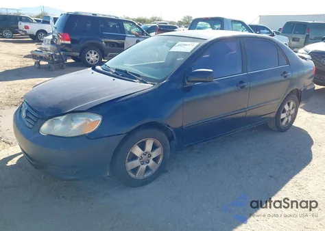 2003 Toyota Corolla Le z USA, uszkodzony, nr VIN 1NXBR32E83Z134613